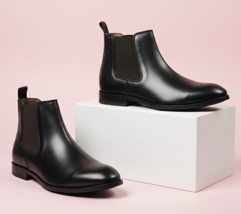 Classic Chelsea Boots (Black, UK6)
