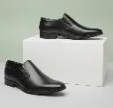 Black Formal Slip-On Shoes